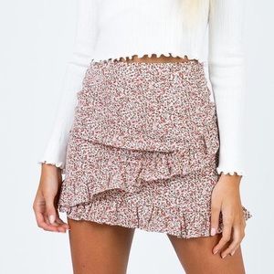 Princess Polly floral mini skirt, xs/0
